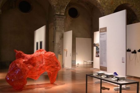 Tatiana Wolska, Untitled, Thermo welded plastic. Exhibition view of JCE, Contemporary Art Biennale, Spazio Ratti, Como (IT), 2017