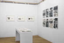 Eirene Efstathiou, Exhibition view of Irène Laub Gallery's booth at Art on Paper, Brussels, 2017