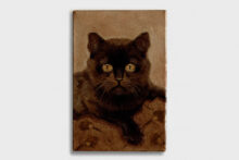 Charles Laib Bitton, Brown Cat in a Brown Interior