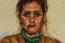 Charles Laib Bitton, Untitled, Florence September 2024, Oil on Canvas, 63 x 98 cm (detail)