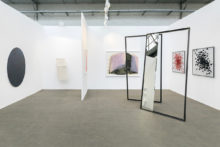 José Pedro Croft, Gauthier Hubert, Athina Ioannou and Roeland Tweelinckx, exhibition view of Art Brussels (BE), 2019