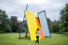 José Pedro Croft, exhibition view at Frieze Sculpture, London (UK), 2021