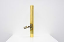Stijn Cole, Souvenir Chêne, 2021, Bronze and brass, 53,5 x 6 x 6 cm