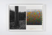 Stijn Cole, Souvenir - Baarle 17/10/2021 11:20, 2021, Inkjet print and oil on paper, 33,4 x 45,8 cm (framed)
