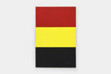 Bernard Villers, Les noirs, les jaunes, les rouges (2), 2020-22, Tempera on canvas mounted on wood, 90,4 x 60 x 2,2 cm