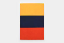 Bernard Villers, Les noirs, les jaunes, les rouges (3), 2020-22, Tempera on canvas mounted on wood, 90,4 x 60 x 2,2 cm