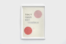 Bernard Villers, Tout ange est terrible, 2022, Encre sur papier calque, 50 x 35 cm