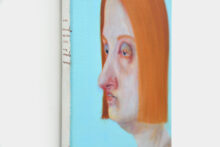 Gauthier Hubert, Une mouche rousse sur une moche rousse, 2023, Oil on canvas, 35 x 25,5 cm (detail)