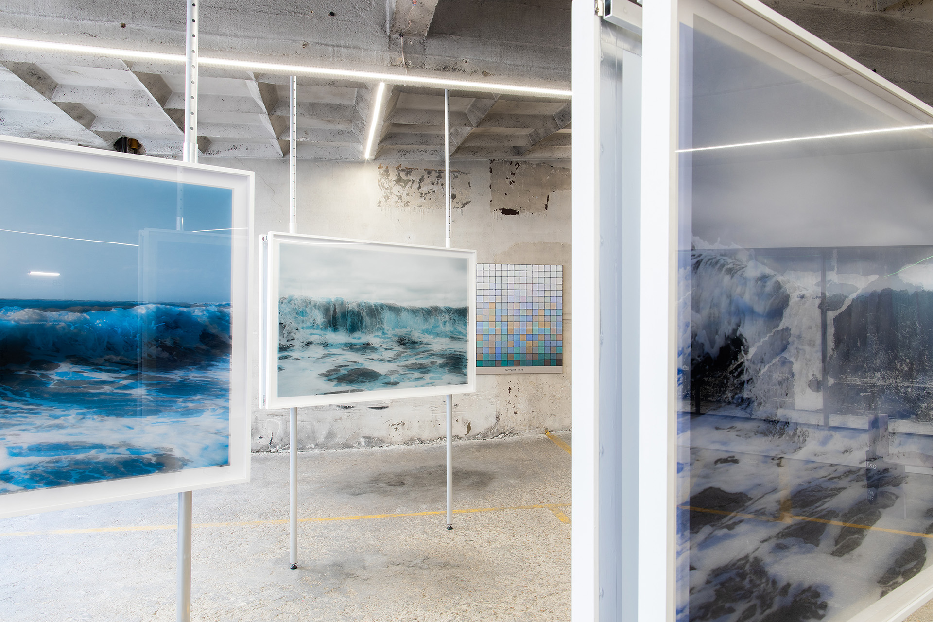 Stijn Cole, installation view of Blue Print, OFFSCREEN Paris (FR), 2024 (© Joseph Jabbour)