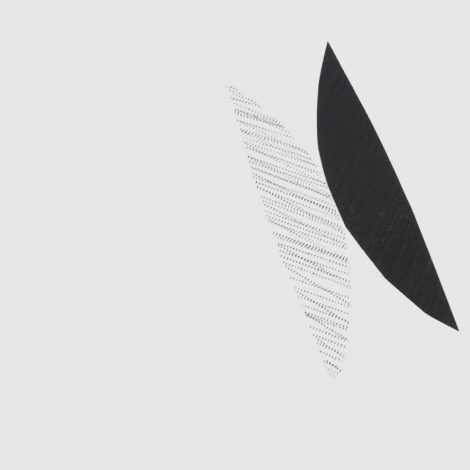 Bernard Villers, Dessins/collages, 1985, carbon and paper, 50 x 35 cm (detail)